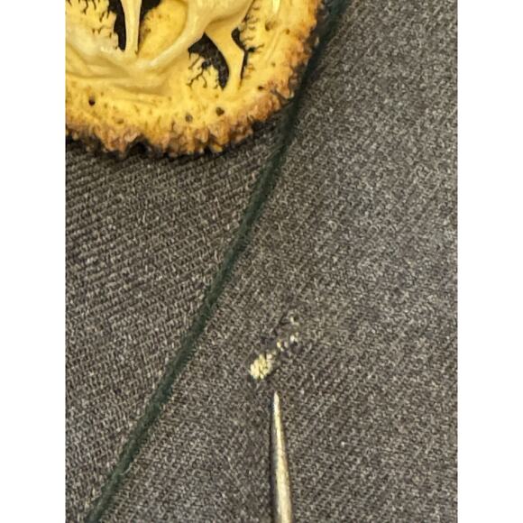 German Octoberfest Wool Jacket With Horn Buttons And Stag Decor Hirmer Munich - Picture 3 of 16